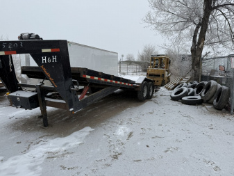 Used 2008 H&H Trailers 7-HD24GooseneckTILT