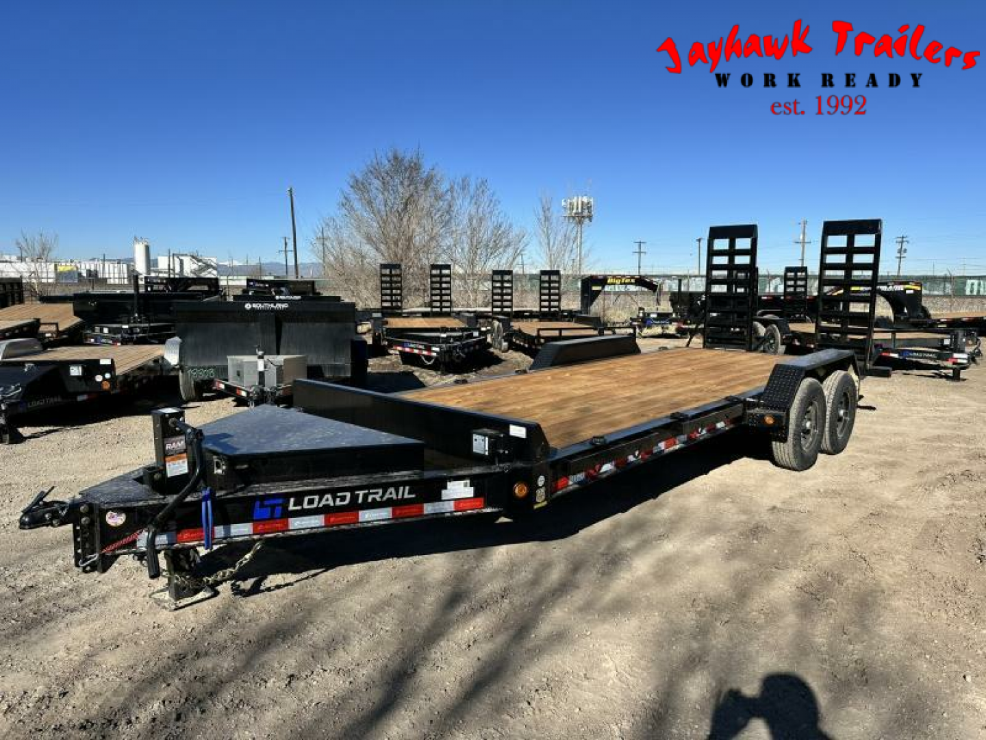 New 2025 Load Trail 7-HD20 Equipment Hauler I-Beam W/ 3' Rub Rail 14K GVWR