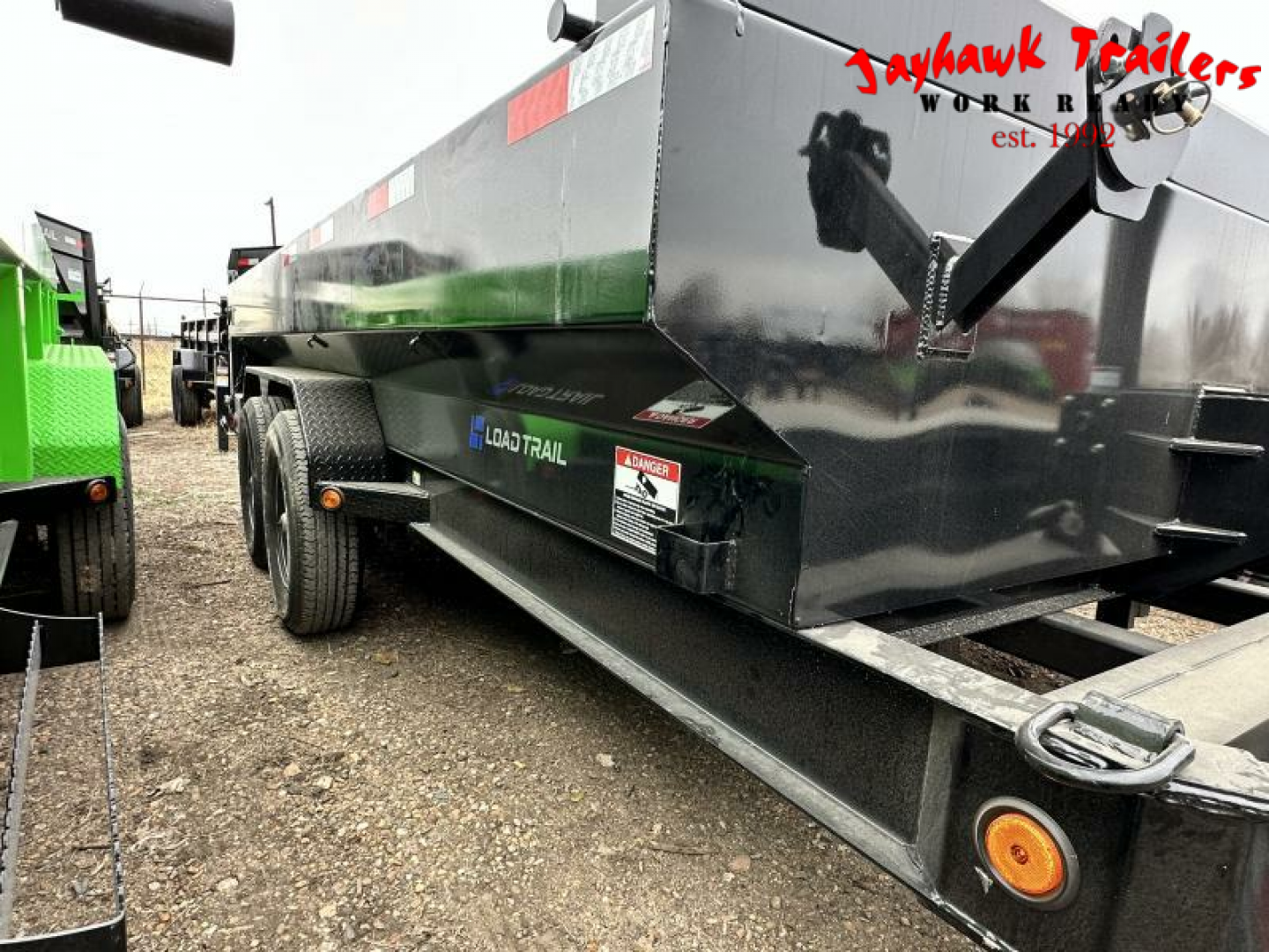 New 2025 Load Trail 7-14 Dump W/ Max Bed Telescopic 7K Axles