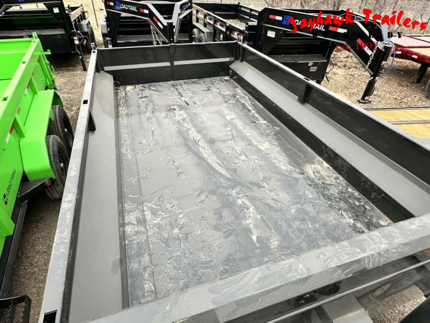 New 2025 Load Trail 7-14 Dump W/ Max Bed Telescopic 7K Axles