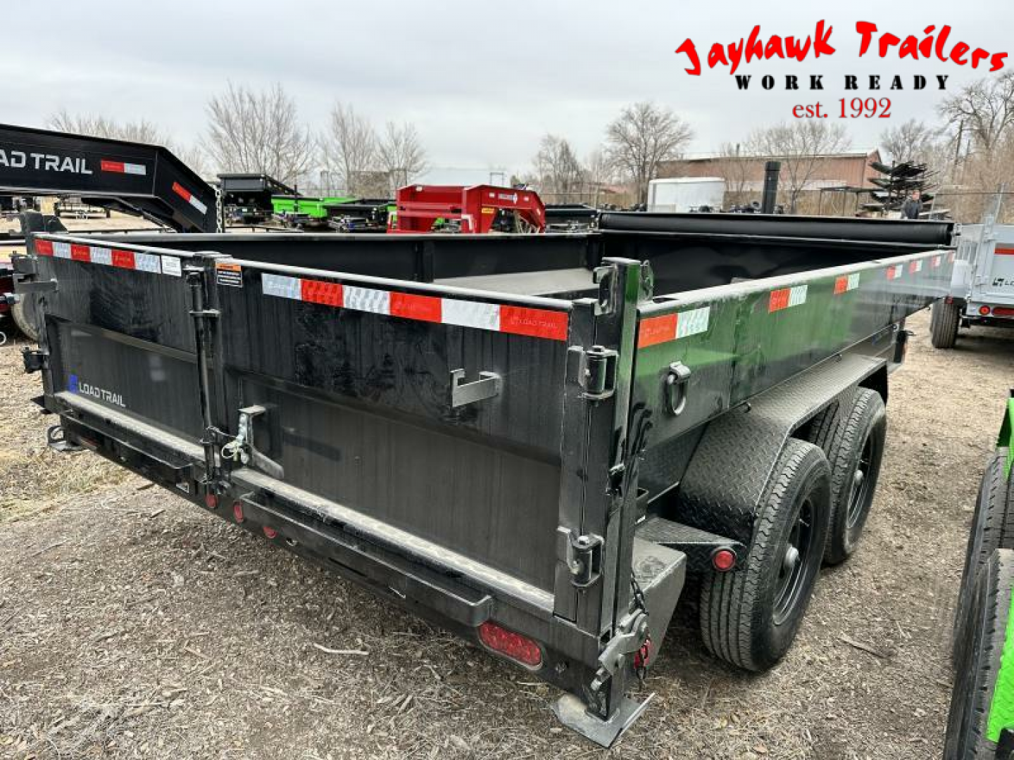 New 2025 Load Trail 7-14 Dump W/ Max Bed Telescopic 7K Axles