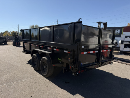 New 2025 Load Trail 7-16 Dump 7 Gauge Floor 7K Axles, W2'SideExtensions