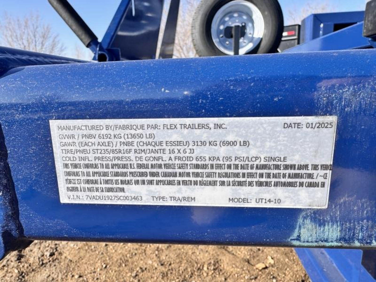 New 2025 Air Tow UT14-10 Drop Deck Trailer