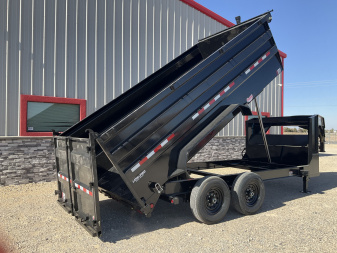 2026 PJ 83"x14' GN Tandem Axle Low Pro Telescopic Dump w/ 48" Sides – DT