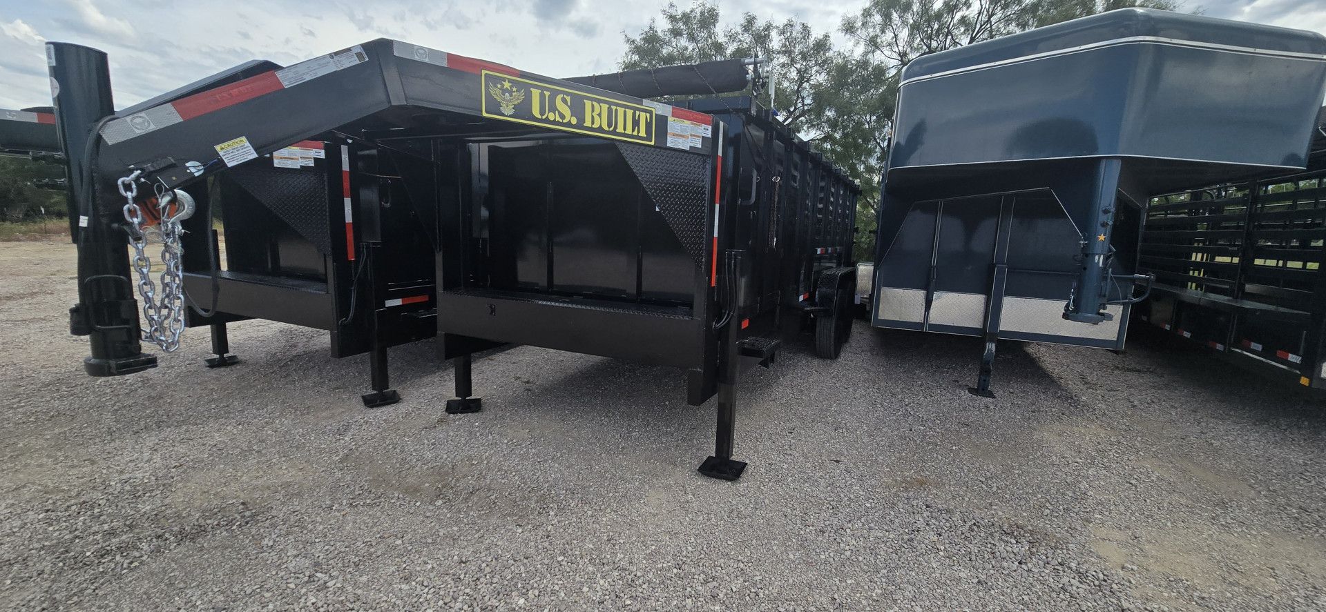 New 2025 US Built 7' X 18' X 4' Dump Trailer