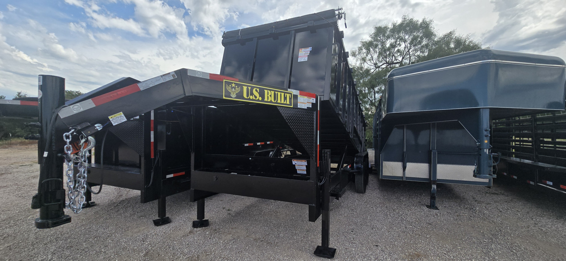 New 2025 US Built 7' X 18' X 4' Dump Trailer