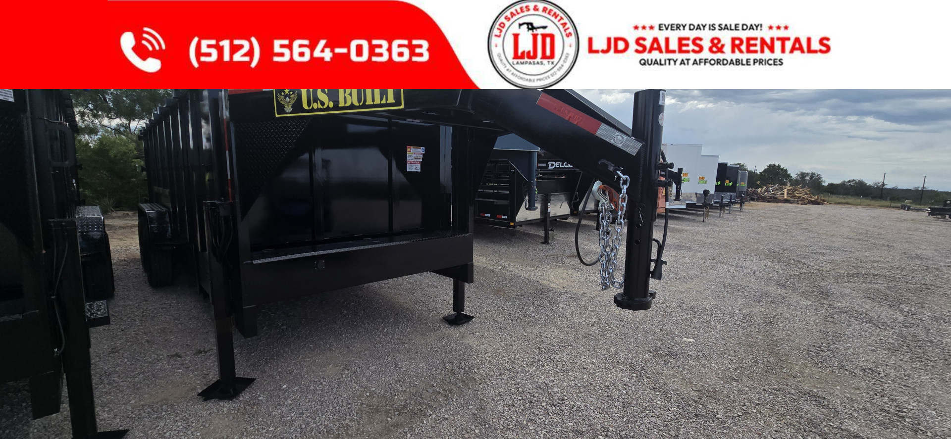 New 2025 US Built 7' X 18' X 4' Dump Trailer