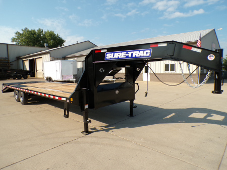New 2025 Sure-Trac 8.5 x 21 + 5 HD LP GN - 17.6K Deckover Trailer - 261