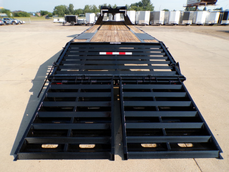 New 2025 Sure-Trac 8.5 x 21 + 5 HD LP GN - 17.6K Deckover Trailer - 261