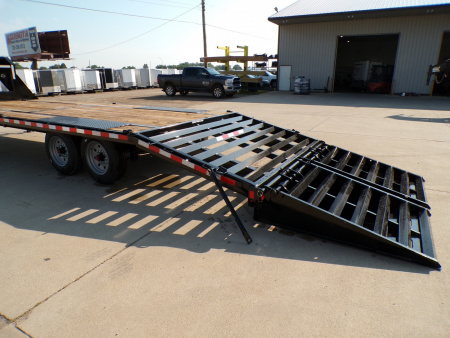 New 2025 Sure-Trac 8.5 x 21 + 5 HD LP GN - 17.6K Deckover Trailer - 261