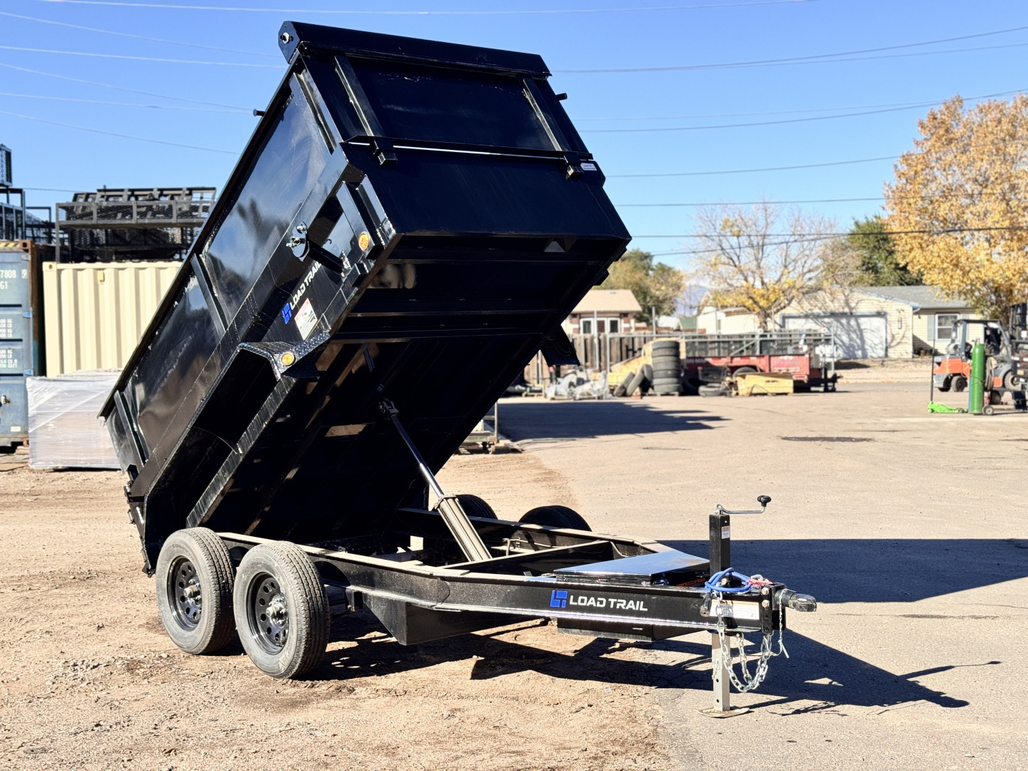 New 2025 Load Trail 5-10 Dump Single Ram Style 3.5K Axles W/2'Extensions