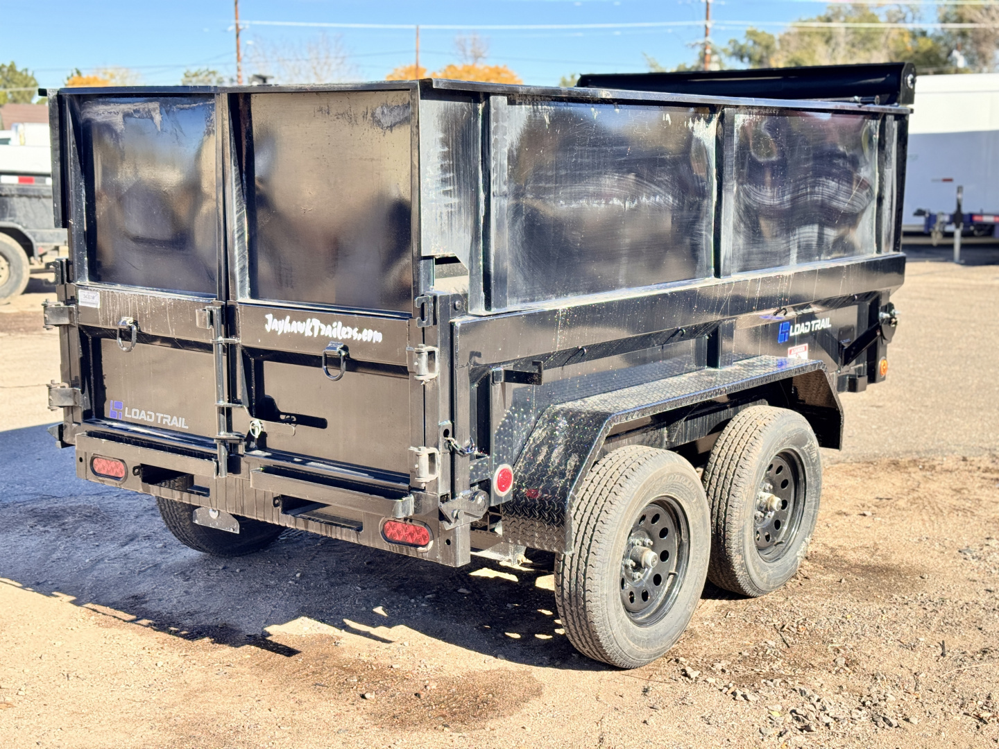 New 2025 Load Trail 5-10 Dump Single Ram Style 3.5K Axles W/2'Extensions