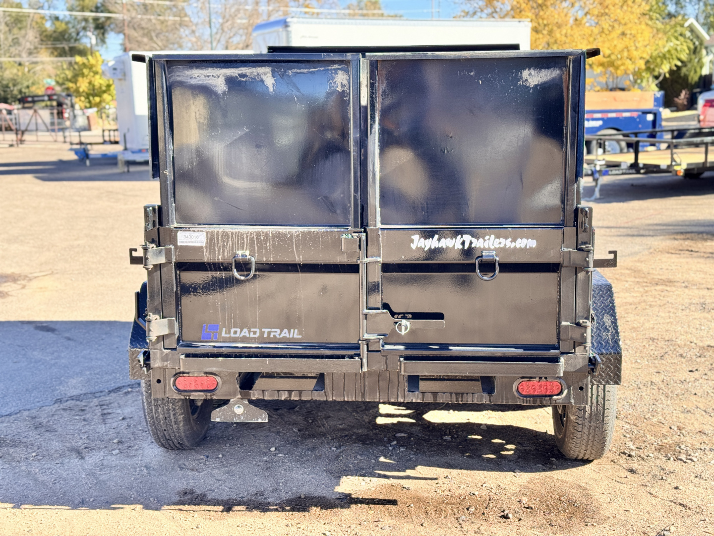 New 2025 Load Trail 5-10 Dump Single Ram Style 3.5K Axles W/2'Extensions