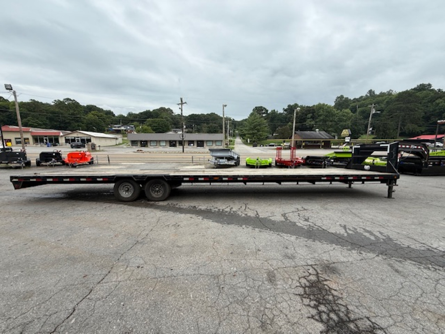 Used 2021 PJ Trailers Used 40' 12k GN Equipment Trailer