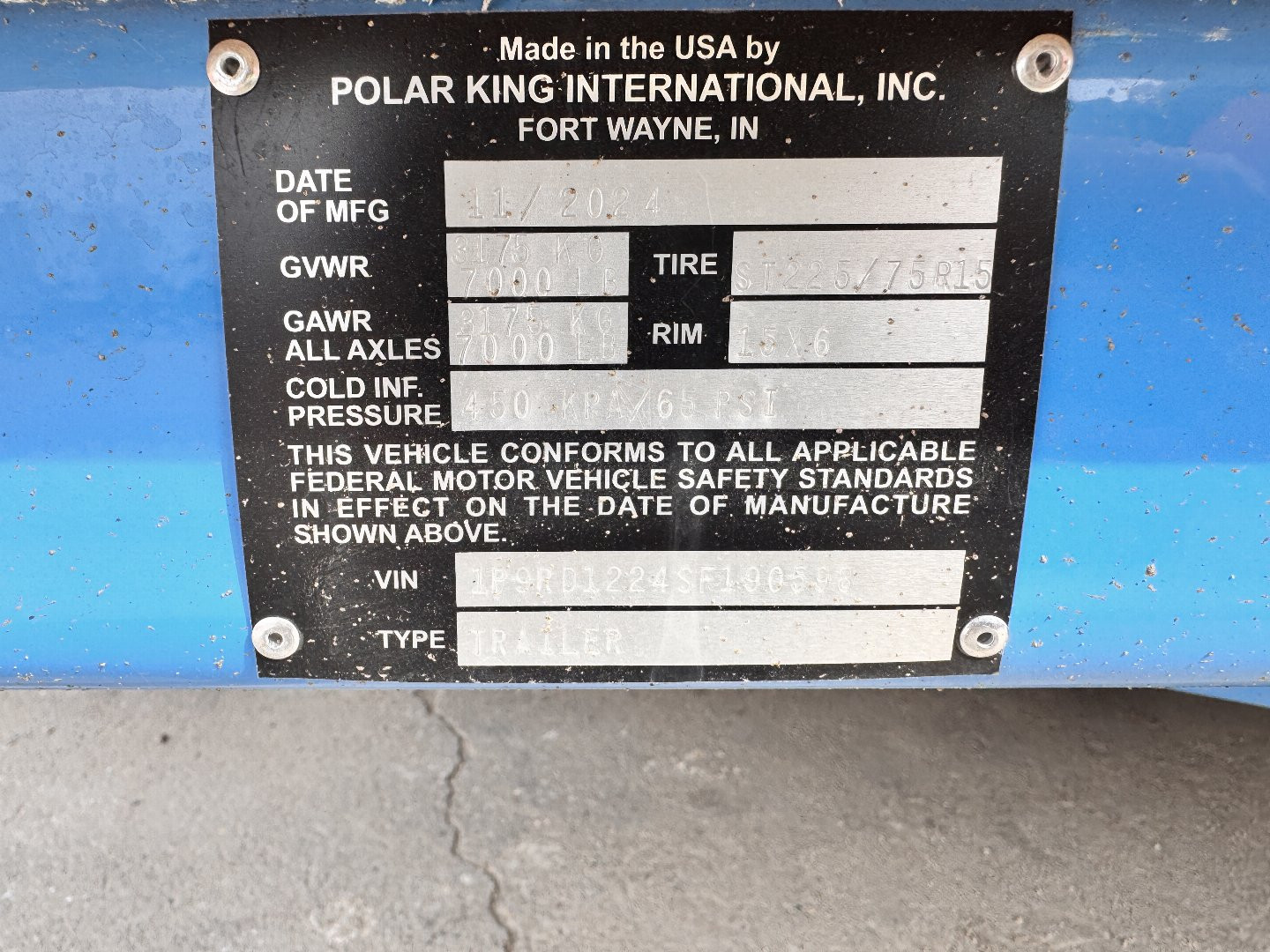 New 2025 Polar King 6-12  Refrigerated Reefer Trailer