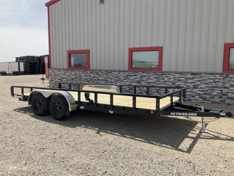 2026 PJ 83"x18' Tandem Axle Utility Trailer - UL