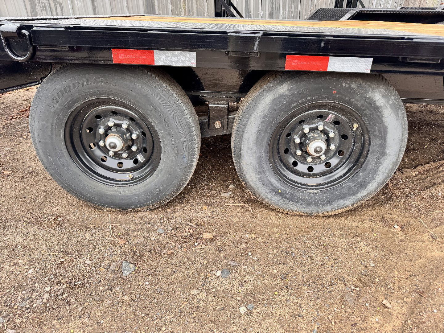 New 2025 Load Trail 8.5-20 Deckover Equipment Hauler W/ Stand Up Ramps and Dove Tail 14K GVWR