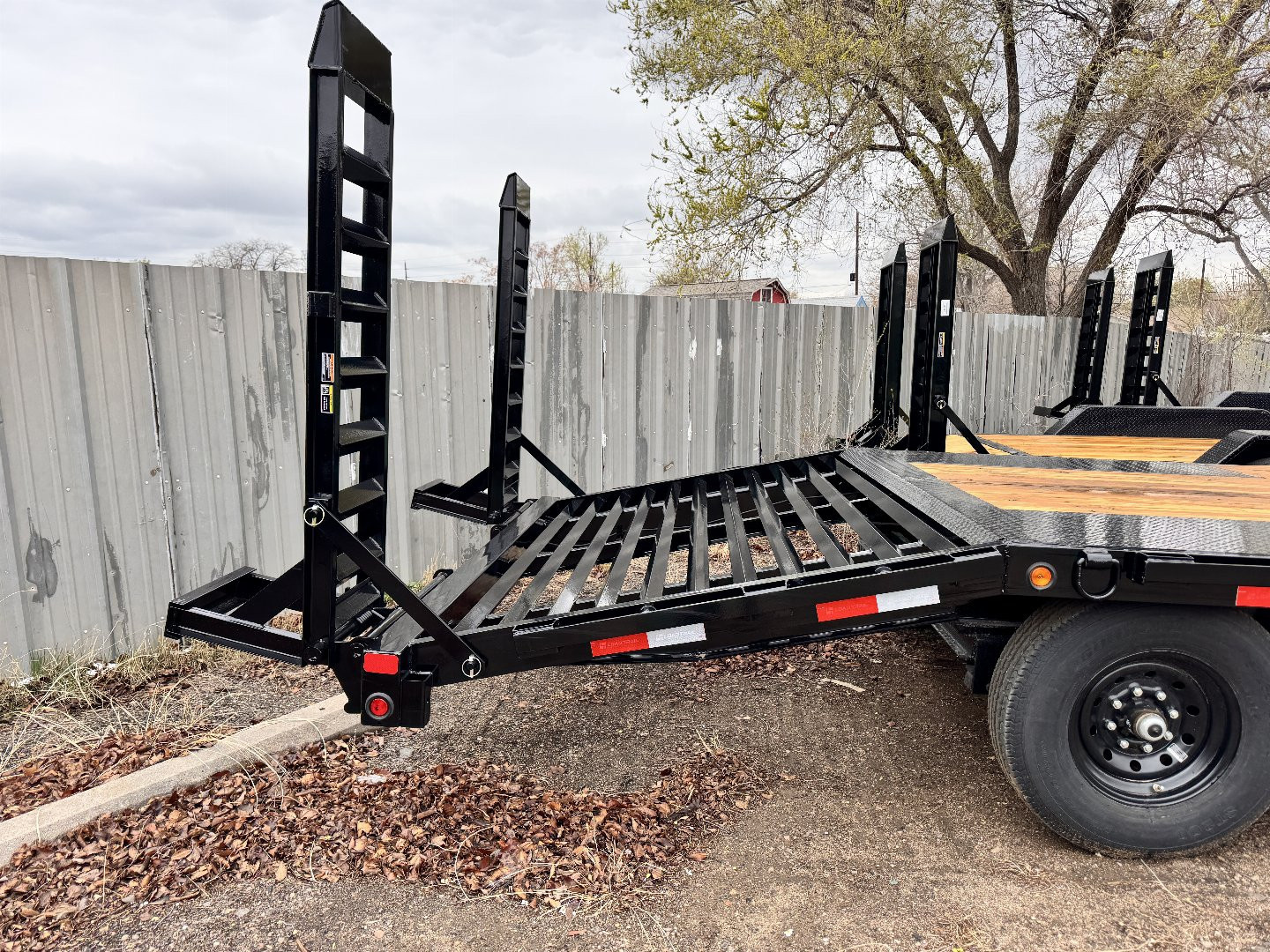 New 2025 Load Trail 8.5-20 Deckover Equipment Hauler W/ Stand Up Ramps and Dove Tail 14K GVWR