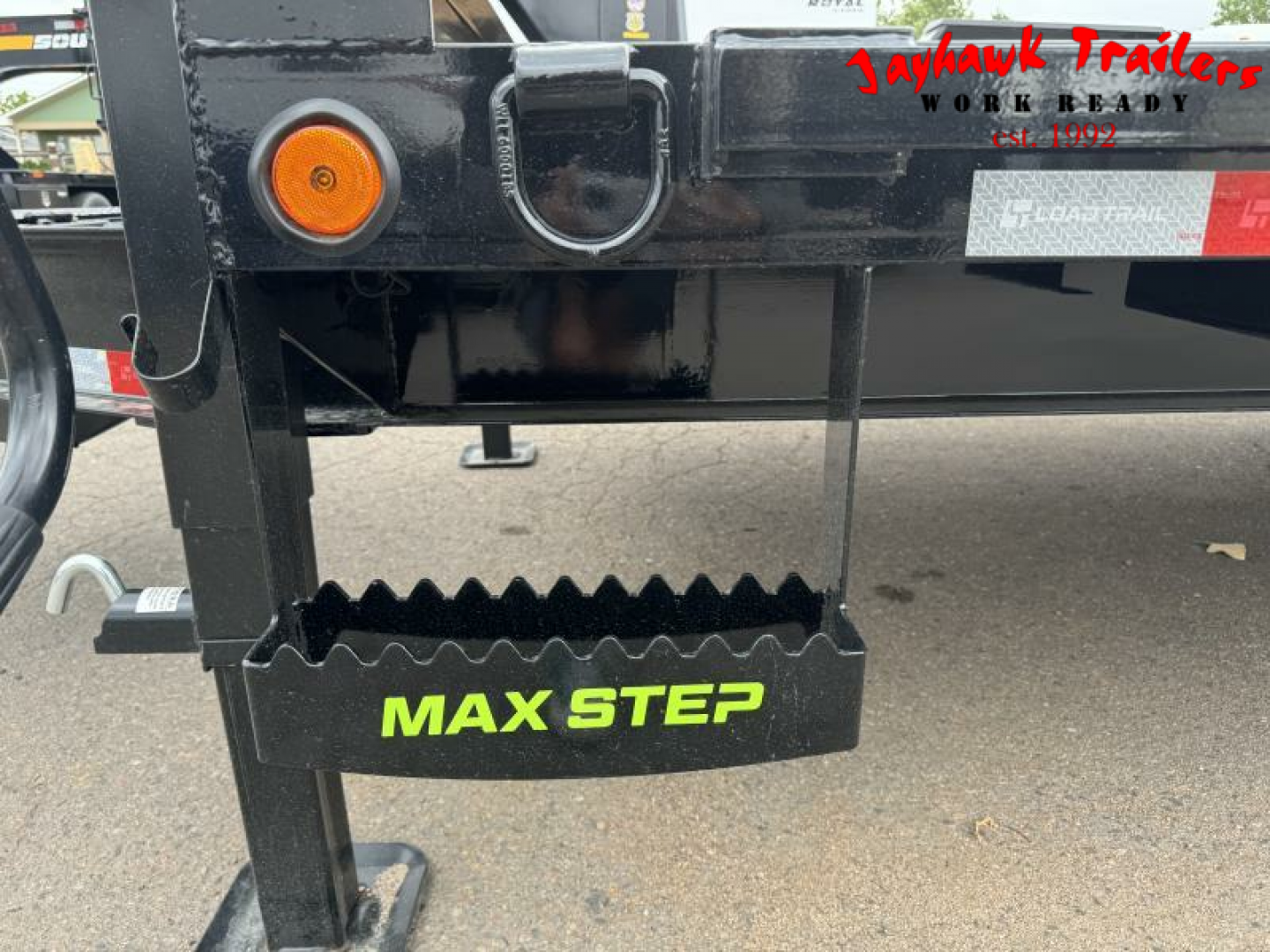 New 2025 Load Trail 8.5-20 Deckover Equipment Hauler W/ Stand Up Ramps and Dove Tail 14K GVWR