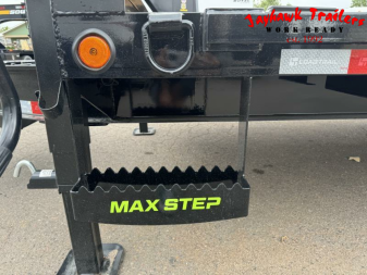 New 2025 Load Trail 8.5-20 Deckover Equipment Hauler W/ Stand Up Ramps and Dove Tail 14K GVWR