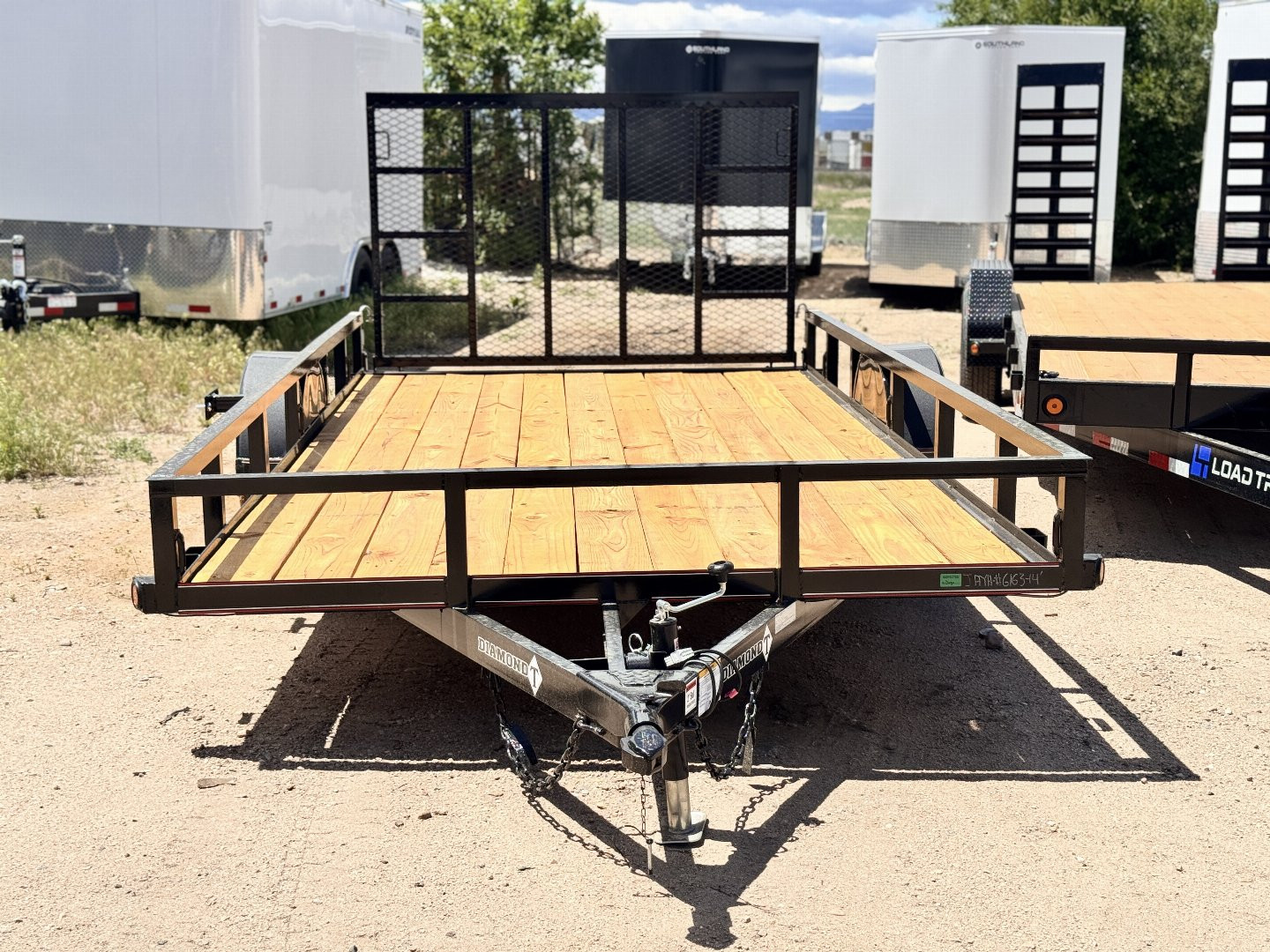 New 2025 Diamond T 7-14RampGateUtilitySA Flatbed Trailer