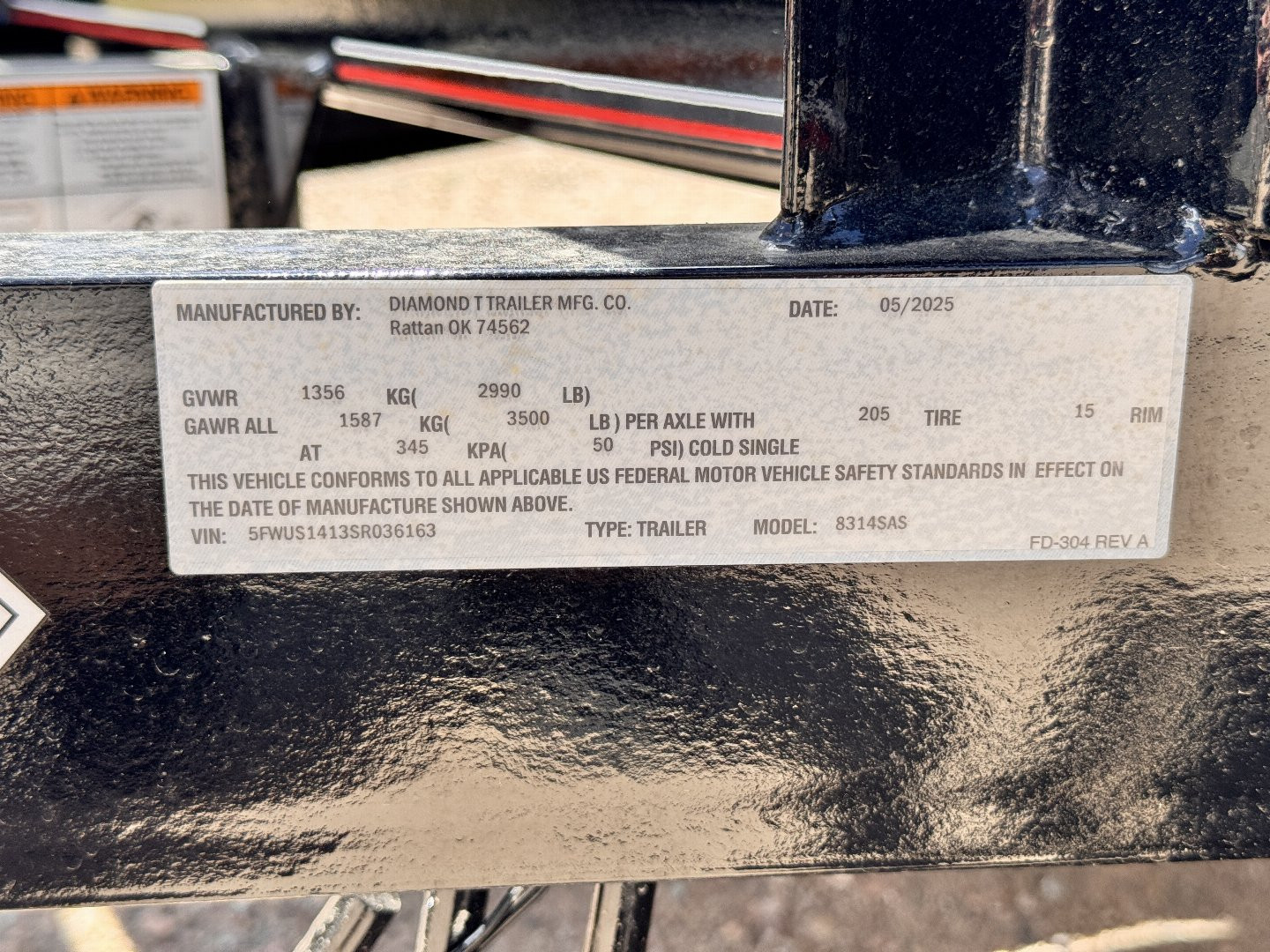 New 2025 Diamond T 7-14RampGateUtilitySA Flatbed Trailer