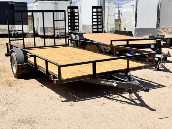 New 2025 Diamond T 7-14RampGateUtilitySA Flatbed Trailer