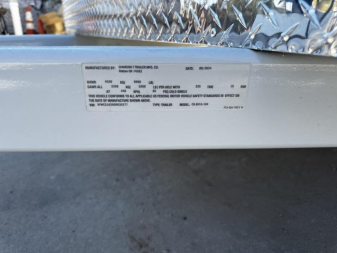 New 2025 Diamond T 6.8-16Enclosed Contractor Trailer