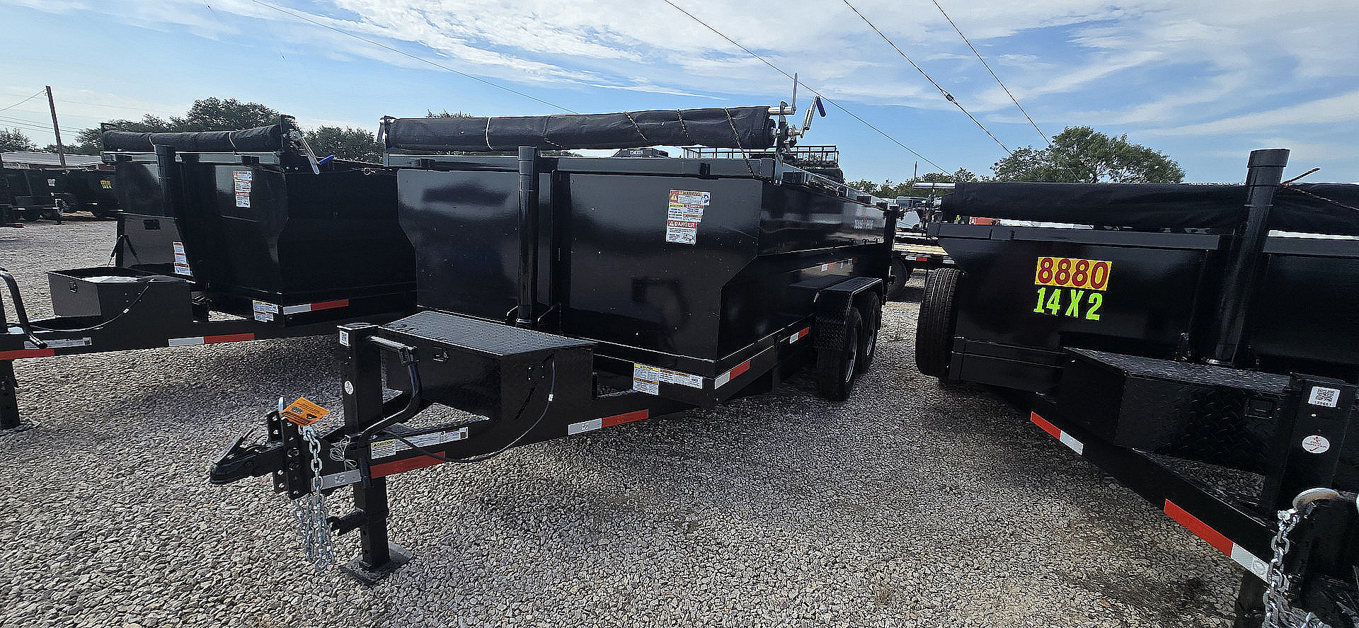 New 2025 Texas Pride Trailers 7' x 14' x 3' Dump Trailer