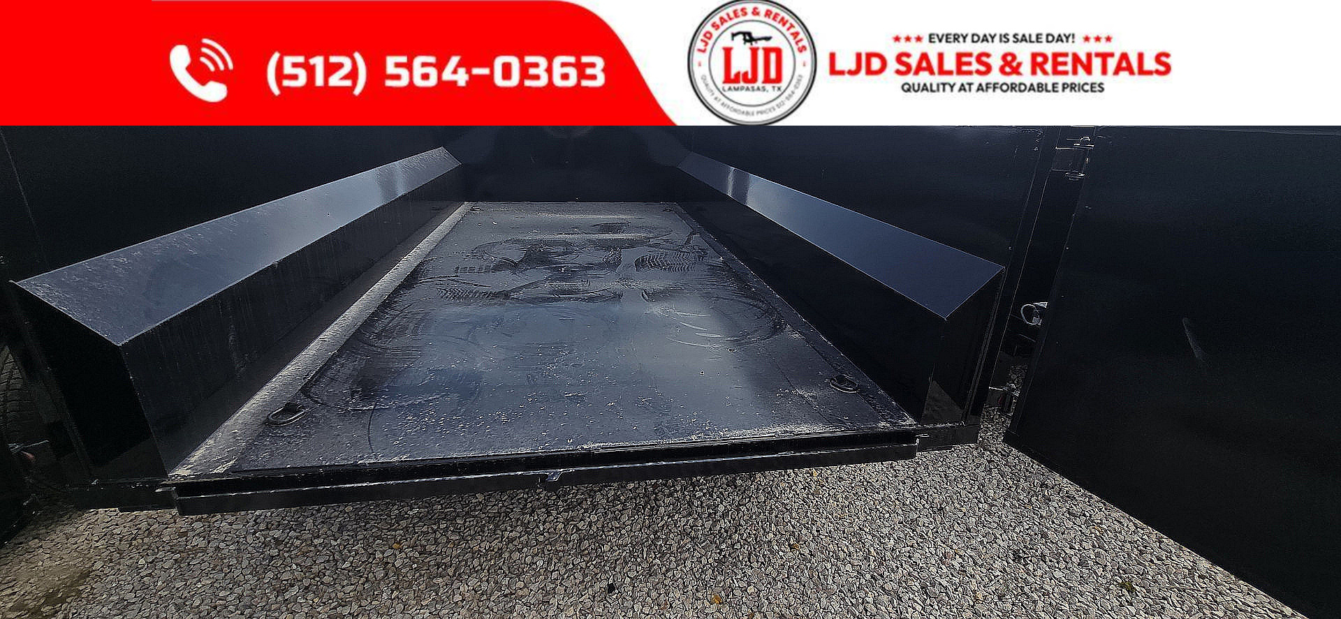 New 2025 Texas Pride - 7' x 14' x 3' Dump Trailer - Tarp - Ramps