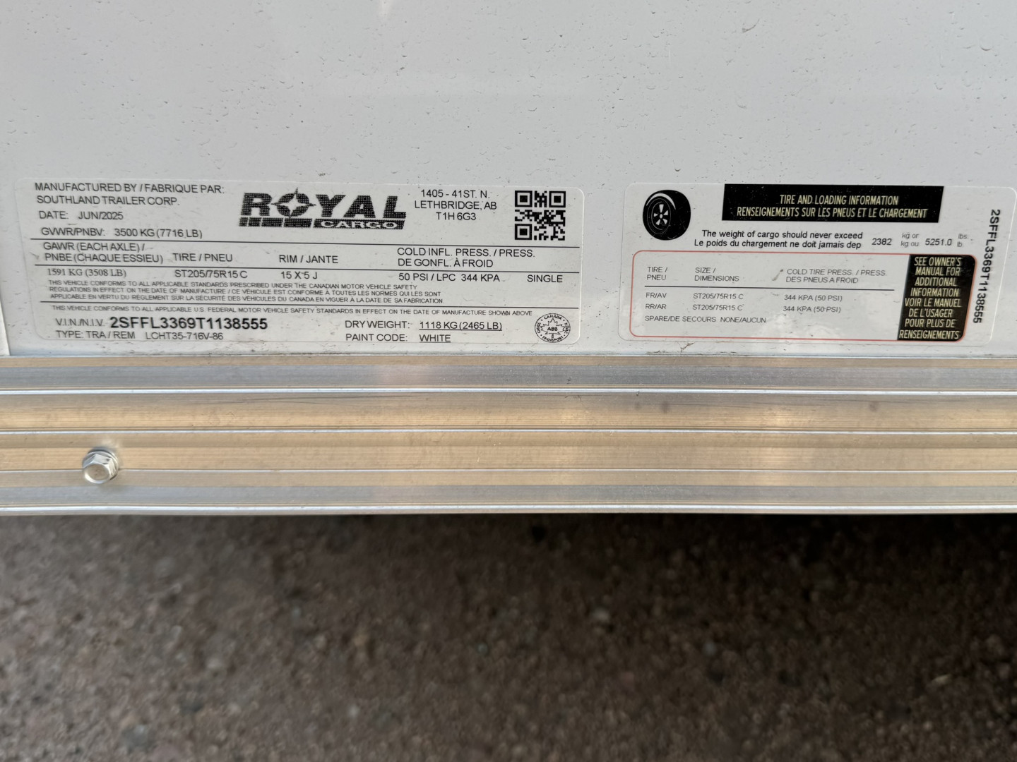 New 2026 Southland Trailers 7-14-1.5V Enclosed