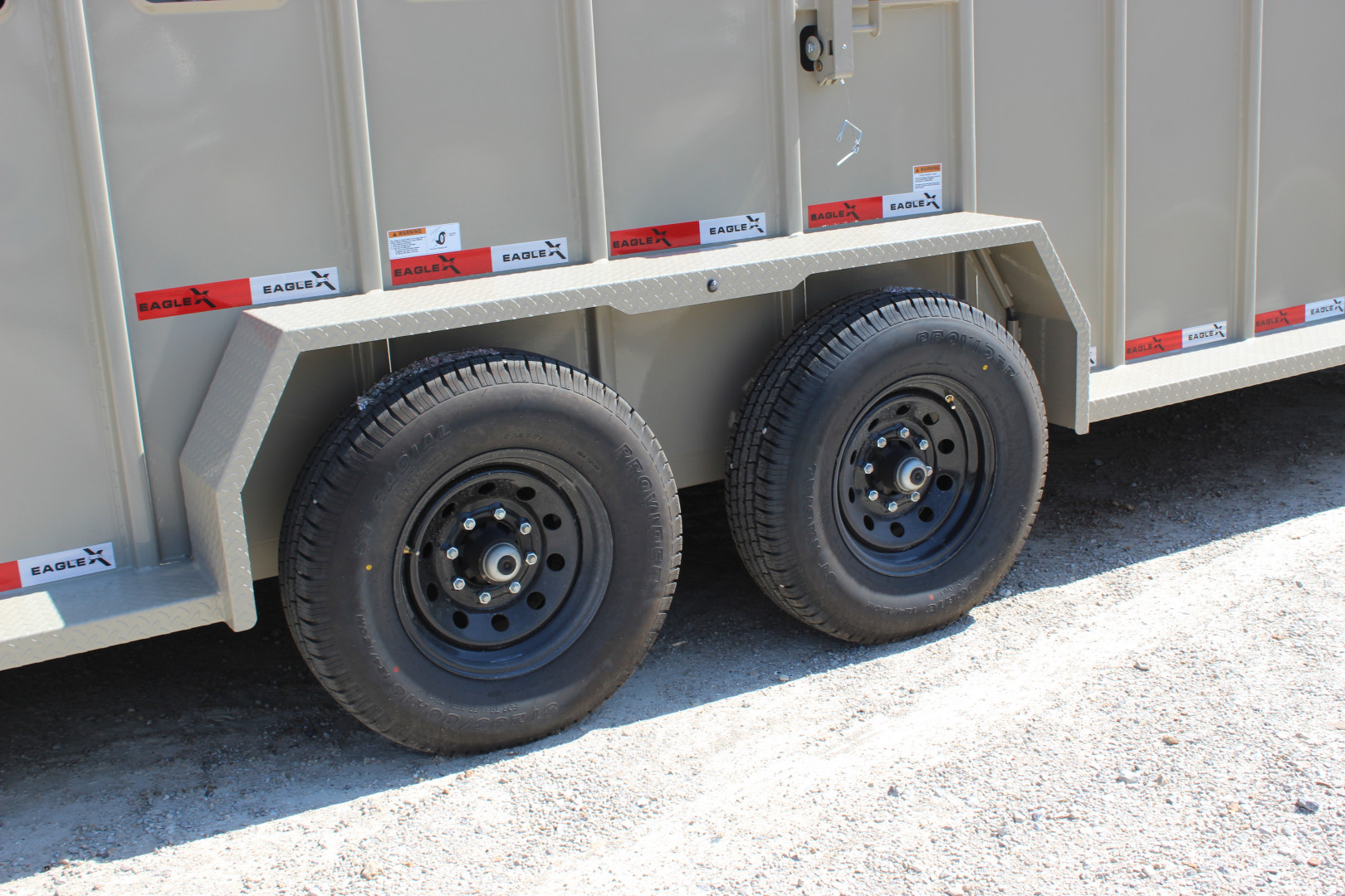 New 2025 Eagle X Trailers 6.8' x24' Gooseneck LIvestock Trailer