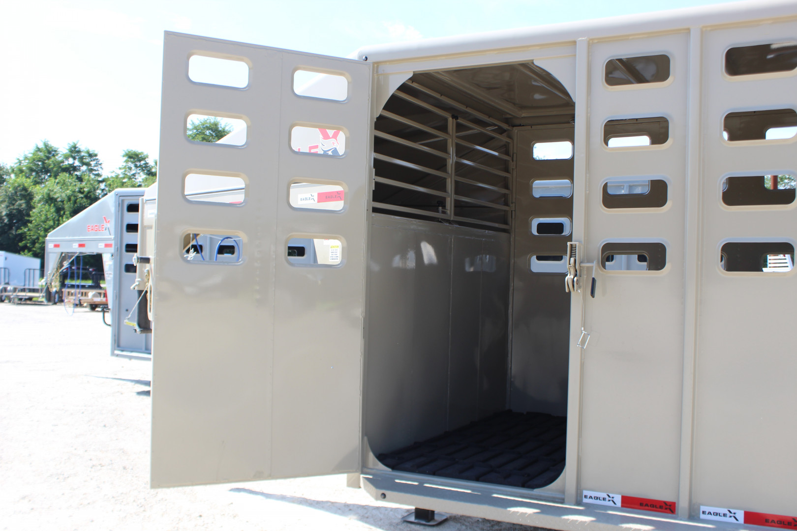 New 2025 Eagle X Trailers 6.8' x24' Gooseneck LIvestock Trailer