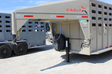 New 2025 Eagle X Trailers 6.8' x24' Gooseneck LIvestock Trailer