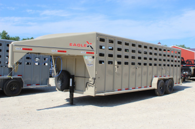 New 2025 Eagle X Trailers 6.8' x24' Gooseneck LIvestock Trailer