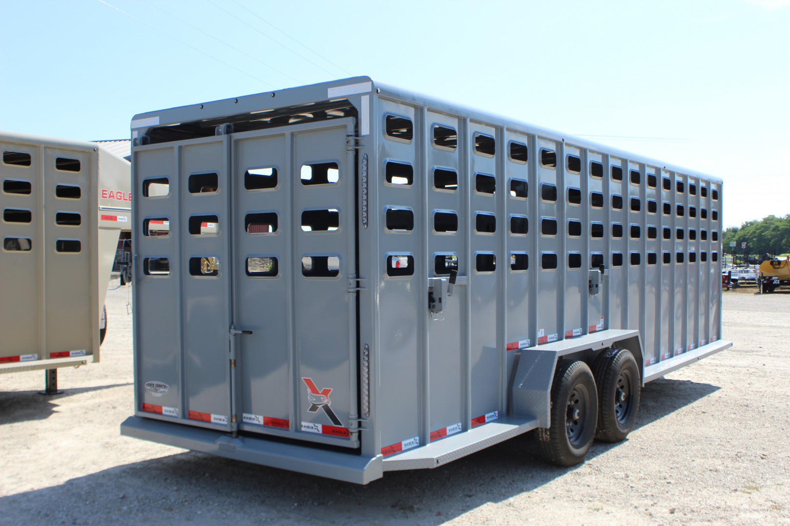New 2025 Eagle X 6.8' x24' Gooseneck LIvestock Trailer