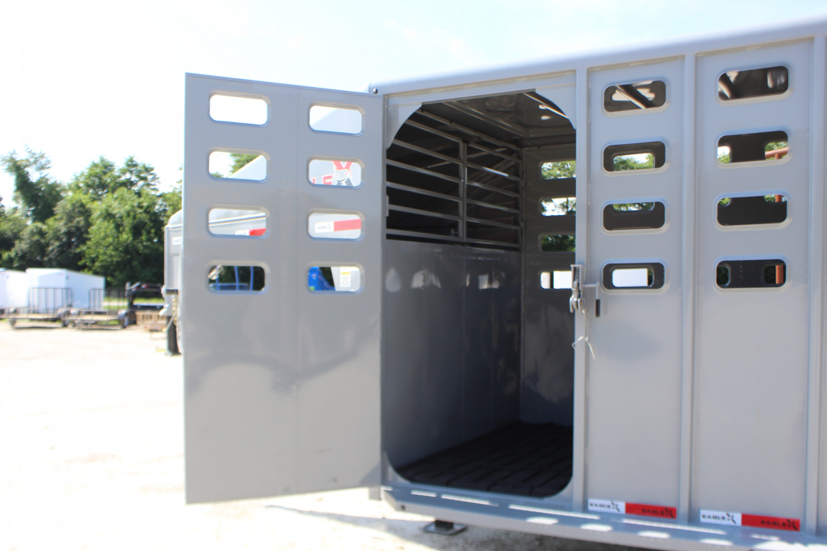 New 2025 Eagle X 6.8' x24' Gooseneck LIvestock Trailer