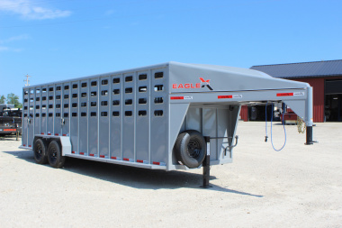 New 2025 Eagle X 6.8' x24' Gooseneck LIvestock Trailer
