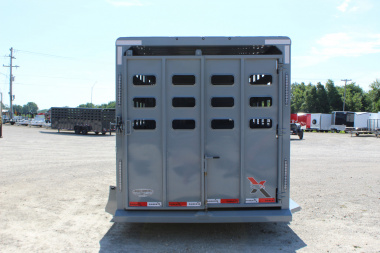 New 2025 Eagle X 6.8' x24' Gooseneck LIvestock Trailer
