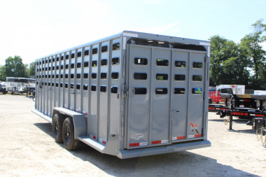 New 2025 Eagle X 6.8' x24' Gooseneck LIvestock Trailer