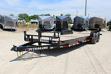 New 2023 PJ Trailer 83  x 24' T6 Equipment Tilt Trailer