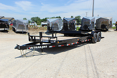 New 2023 PJ Trailer 83" x 24' T6 Equipment Tilt Trailer