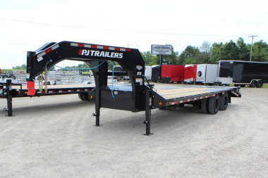 New 2026 PJ Trailer LD 25' Gooseneck Flatbed Trailer