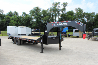 New 2026 PJ Trailer LD 25' Gooseneck Flatbed Trailer
