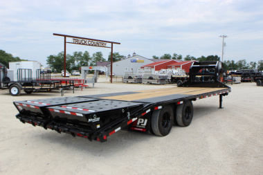 New 2026 PJ Trailer LD 25' Gooseneck Flatbed Trailer
