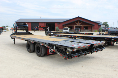 New 2026 PJ Trailer LD 25' Gooseneck Flatbed Trailer
