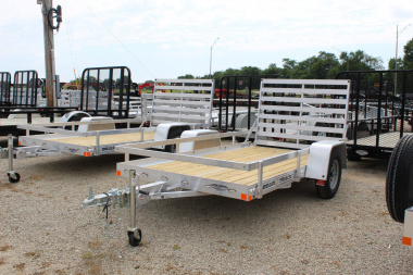 New 2026 Bear Track 65  x 10' aluminum Utility Trailer