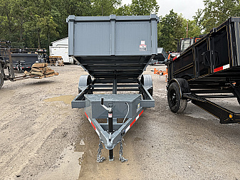 New 2025 P & T Trailers 5X10 DUMP 3 WAY GATE Dump Trailer