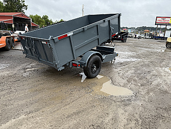 New 2025 P & T Trailers 5X10 DUMP 3 WAY GATE Dump Trailer