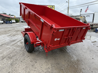 New 2025 P & T Trailers 5X10 DUMP 3 WAY GATE Dump Trailer